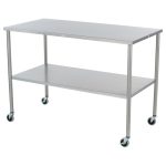 Blickman 7836SS Howard Instrument Table, 60' x 24'