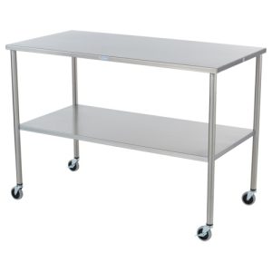 Blickman 7836SS Howard Instrument Table, 60' x 24'