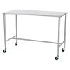 Blickman 7847SS Sawyer Instrument Table with H-Brace, 72' x 29'