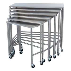 Blickman (7821SS) Nested Table, Complete Set of 6