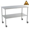 Blickman 7836MR Howard Instrument Table, 60' x 24'