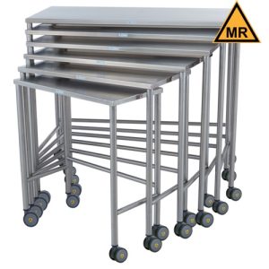 Blickman (7821MR) Nested Table, Complete Set of 6