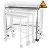 Blickman Third (7824MR) Nested Table, 40'W x 38'H x 20'D