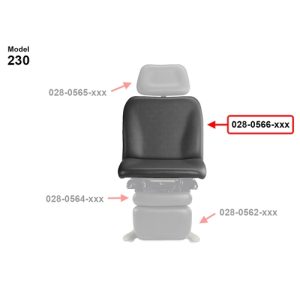 Midmark Seat Back Uph - Assorted Color