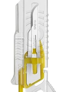 Cincinnati Swann Morton Kleen Blade Management System - Size 15 - Non-Sterile Safety - 500/Box
