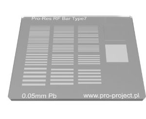Pro-Project Pro-Resolution Bar Type 7 Radiography Pattern