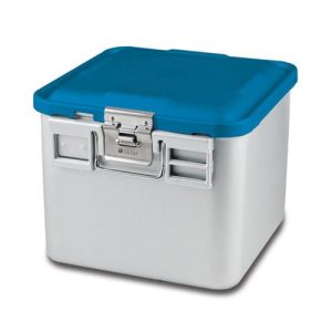 SklarLite Sterilization Half Size Container, 10' - Blue, Safe Model