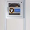 AED Floor Stand Cabinet with Alarm - Gray