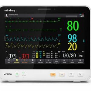 Mindray ePM 10M Patient Monitor w/ NIBP, Temperature & Masimo SpO2 (Wireless)