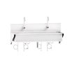 Blickman Infrared Windsor Scrub Sink - Double Station
