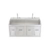 Blickman Pedestal (9882SSP) Lodi Scrub Sink - Double Station