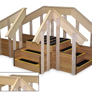 Hausmann Patented 3-in-1 Training Staircase