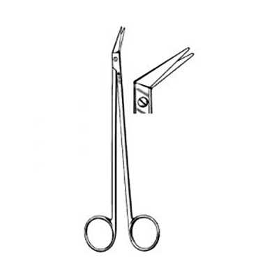 Sklar Potts-Smith TC Vascular Scissors 7 1/2' (Angled 45 Degrees) 1 Sklar Potts-Smith TC Vascular Scissors 7 1/2' (Angled 45 Degrees)
