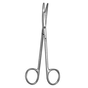 Sklar Kilner Tungsten Carbide Dissecting Scissors 6' (Curved)