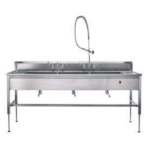 Blickman Wall Mounted Decontamination Station with Adjustable Legs