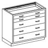 Blickman DS35HS Base Cabinet