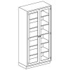 Blickman High Cabinet - Double Door