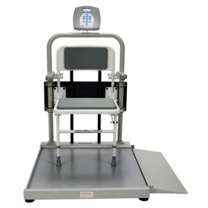 Health O Meter Digital Wheelchair Ramp Scale with Fold Away Seat