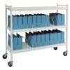 Omnimed Wide Open Style Chart Rack (Wired Dividers) - Capacity 24