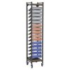 Omnimed Horizontal Open Style Chart Rack - 19' Height Extension
