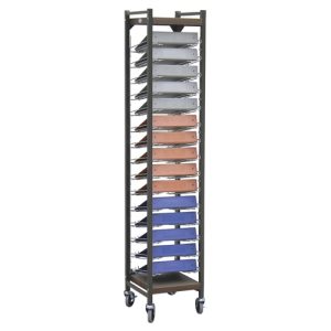 Omnimed Horizontal Open Style Chart Rack - 19' Height Extension