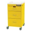 Harloff Emergency Cart, Three Drawers with Basic Electronic Pushbutton Lock