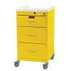 Harloff Emergency Cart, Three Drawers with Key Lock