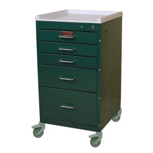 Harloff Treatment Cart, Five Drawers with Key Lock