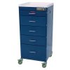 Harloff Line Cart, Five Drawers with Basic Electronic Pushbutton Lock