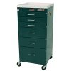 Harloff Anesthesia Cart, Six Drawer with Basic Electronic Pushbutton Lock