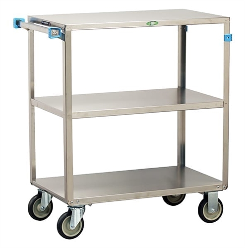 Lakeside Medium Duty, 3 Shelf, All Edges Turned Down, Medium Utility Cart 1 Lakeside Medium Duty, 3 Shelf, All Edges Turned Down, Medium Utility Cart