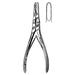 Sklar Ruskin Rongeur, Double Action, Straight, 9.5', 5mm