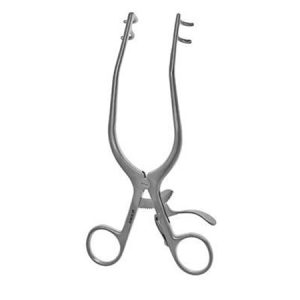 Sklar Kolbel Retractor, Ring Handle, Hinged 8'