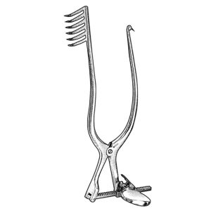 Sklar Knighton Laminectomy Retractor Blades Left Hand Side, 7'