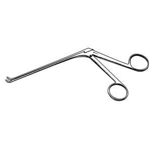 Sklar Peapod Intervertebral Disc Rongeur, Curved Up, Cup 3mm x 6mm, 7'