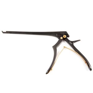 Sklar Kerrison Rongeur, Detachable, 40 Degrees Forward Up, Thin Footplate, 12', 2mm DLC Carbon Coating with Ejector