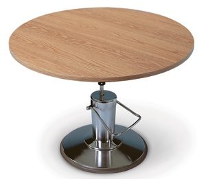 Hausmann Round Hydraulic Work Table