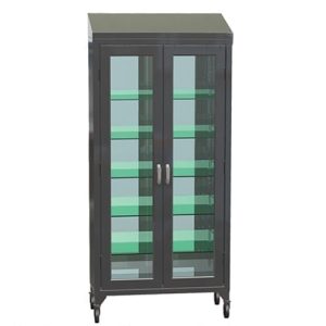 Lakeside Wide Cabinet with (5) Stainless Steel Shelves