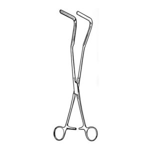 Sklar Resano Valve Forceps 9 x 9 Teeth 7'