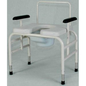 Gendron 523330, 30' Bariatric Height Adjustable Bedside Commode Chair with 750 lbs Weight Capacity