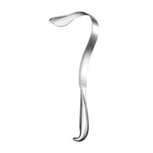 Sklar Polloson Retractor, Fenestrated, 10 1/2'