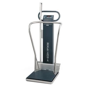 5702 Mobile bariatric stand-on scale with Kg only (K), data port (X) and battery power