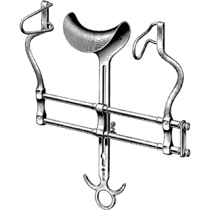 Sklar Balfour Abdominal Retractor Fenestrated End Blades 2' Deep 10' Spread