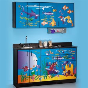 Clinton Theme Series 'Ocean Commotion' Cabinets