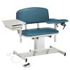 Clinton Power Series, Extra-Wide, Blood Drawing Chair with Padded Arm and Drawer