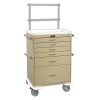 Harloff Anesthesia Cart, Tall Cabinet, Six Drawers with Key Lock