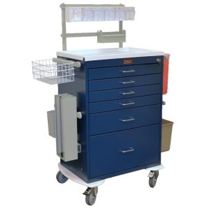 Harloff Deluxe Anesthesia Cart, Key Lock