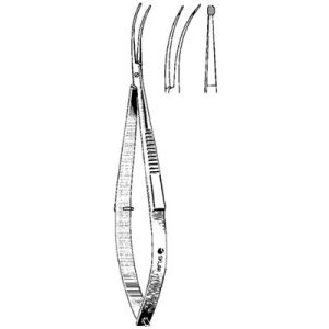 Sklar Shepard Iris Forceps, with Lock, without Irrigation - 4-3/4'