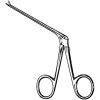 Sklar Wullstein Micro Ear Scissors - Angled Left, 4mm Blade, 1.8mm Blade Thickness, 1mm Wide, Left, 80mm Shaft - 3'