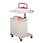 Large, H-Base, Pneumatic, Four-Bin Phlebotomy Cart